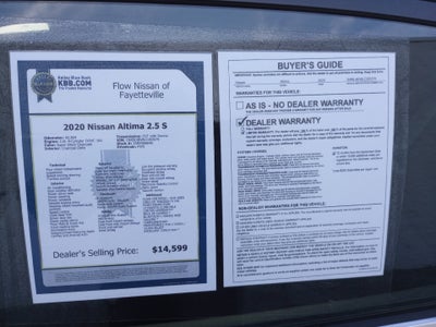 2020 Nissan Altima S FWD