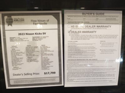 2023 Nissan Kicks SV Xtronic CVT