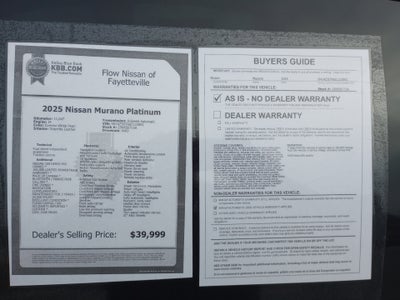 2025 Nissan Murano Platinum