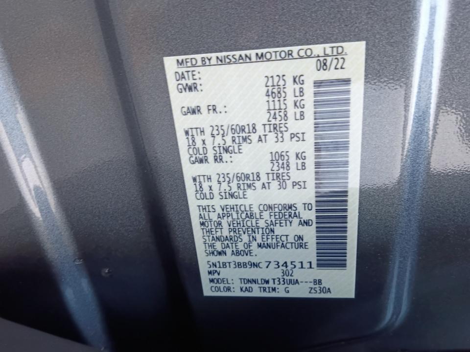 2022 Nissan Rogue SV