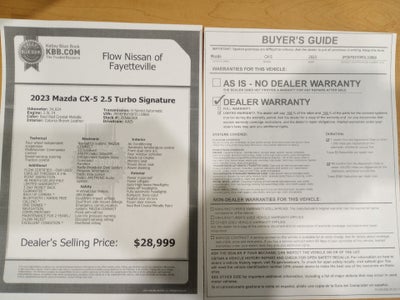 2023 Mazda Mazda CX-5 2.5 Turbo Signature