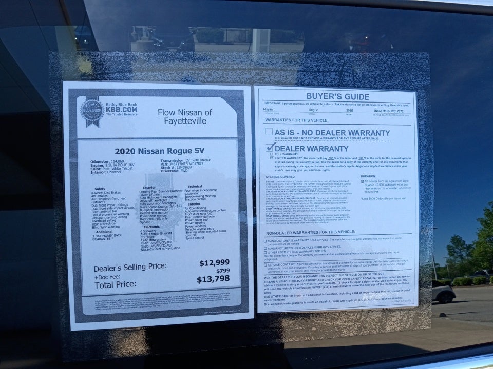 2020 Nissan Rogue SV FWD