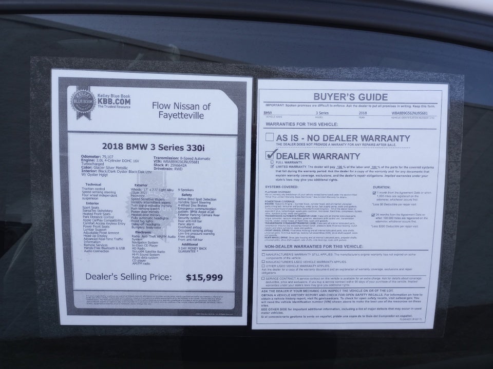 2018 BMW 330i 330i