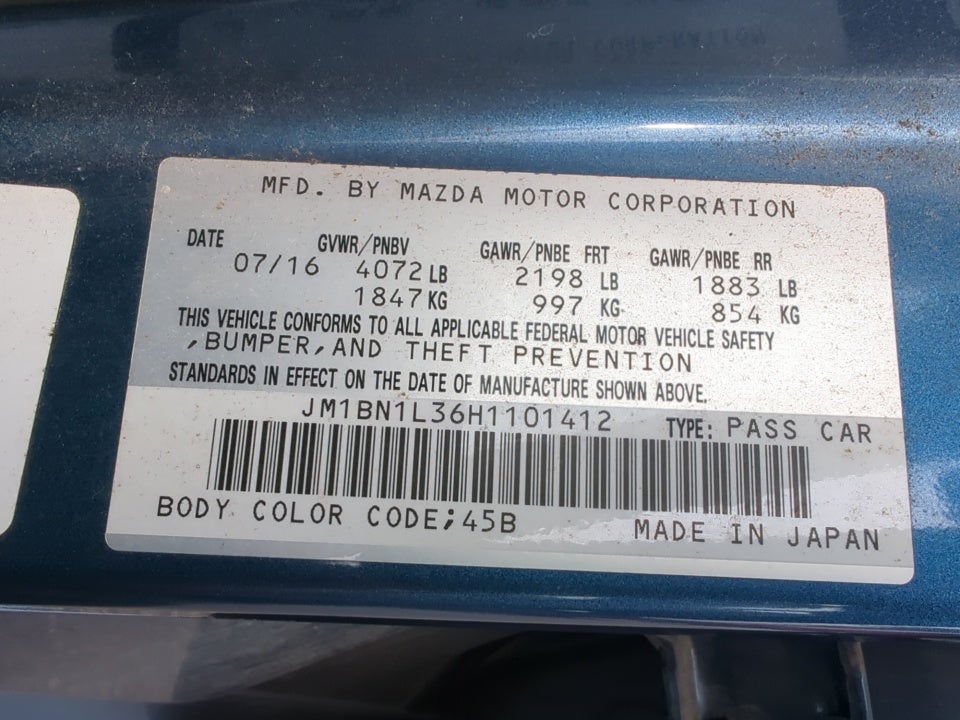 2017 Mazda Mazda3 Hatchback Touring 2.5