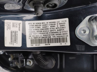 2021 Honda Civic Sedan EX-L