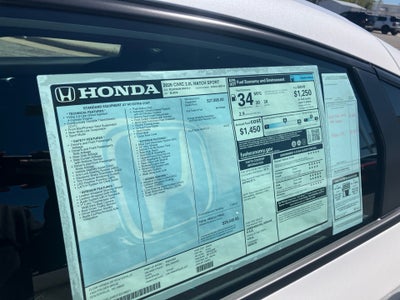 2026 Honda Civic Hatchback Sport