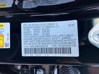 2026 Honda Civic Hybrid Sport