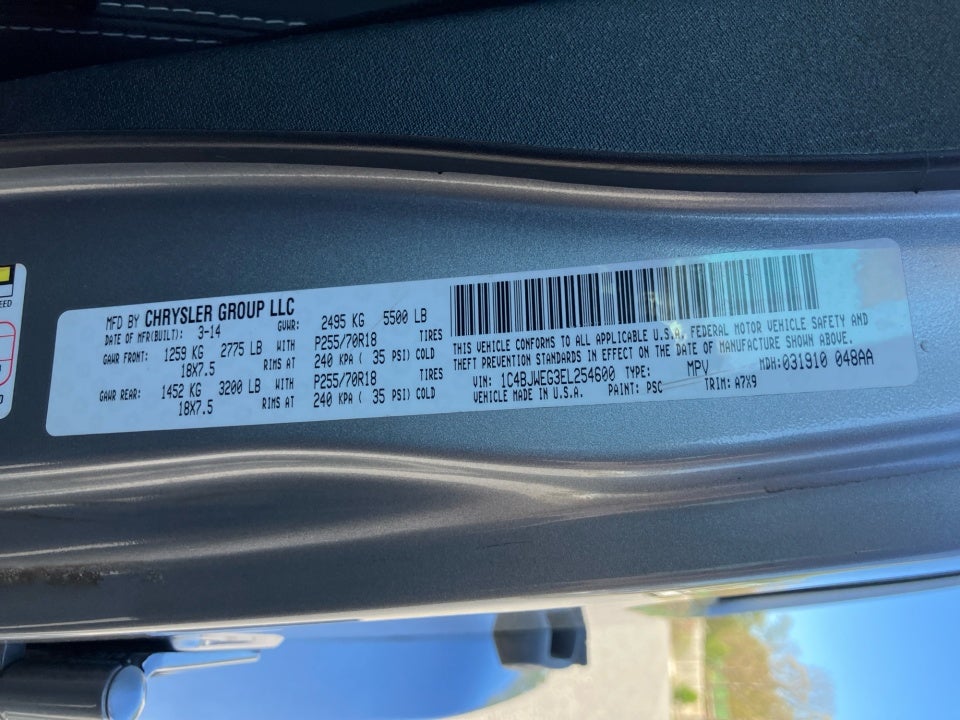 2014 Jeep Wrangler Unlimited Sahara