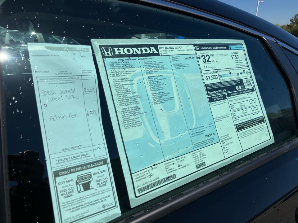 2026 Honda Accord Sedan LX