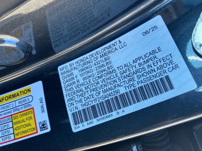 2025 Honda Accord Sedan LX