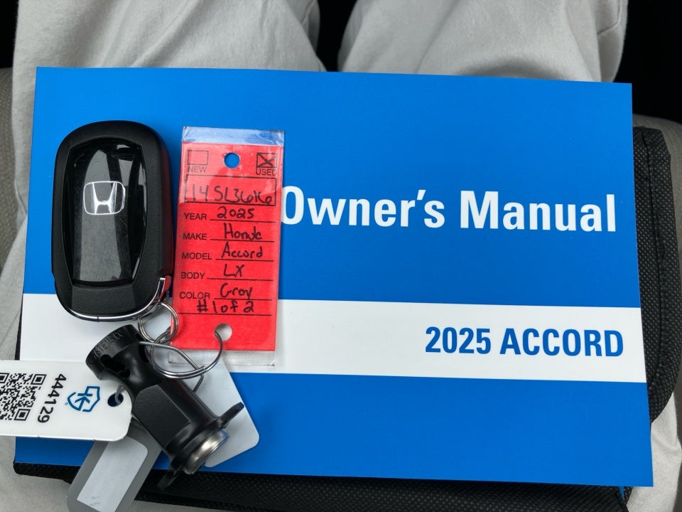 2025 Honda Accord Sedan LX