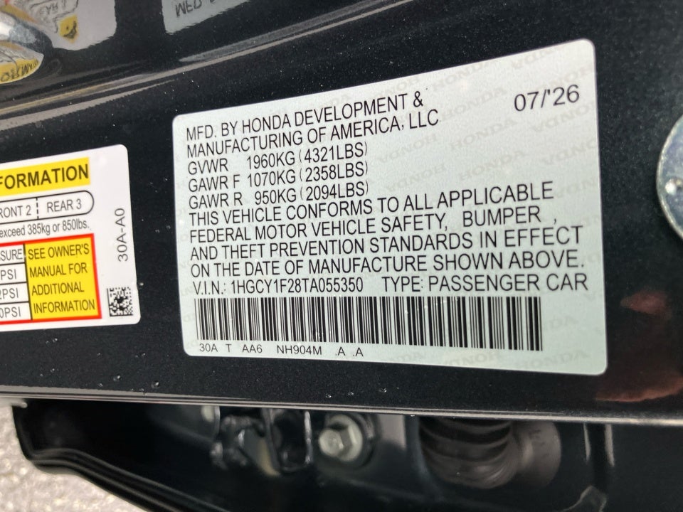 2026 Honda Accord Sedan LX