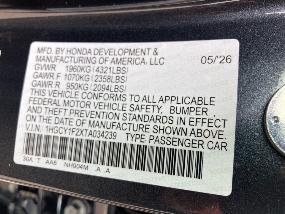 2026 Honda Accord Sedan LX
