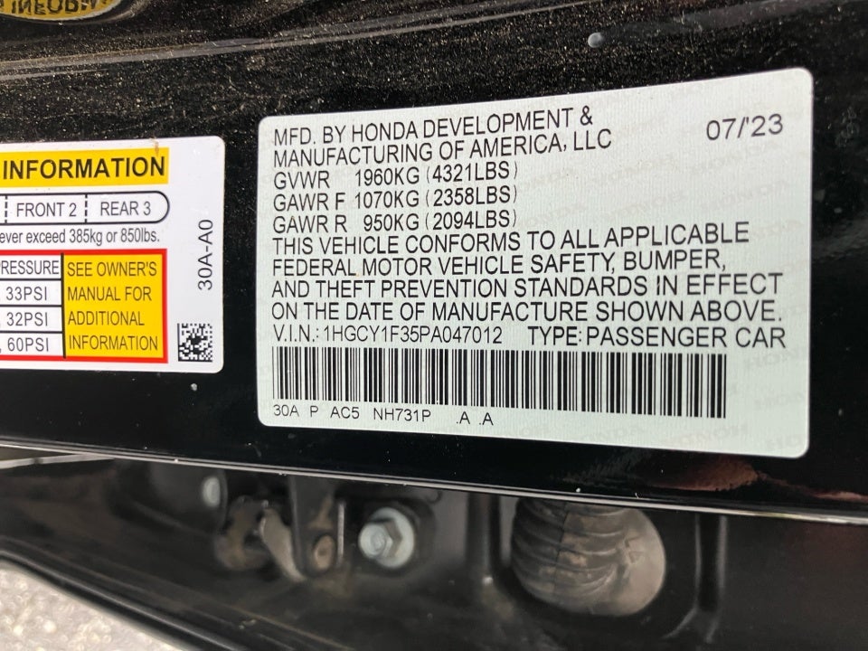 2023 Honda Accord EX