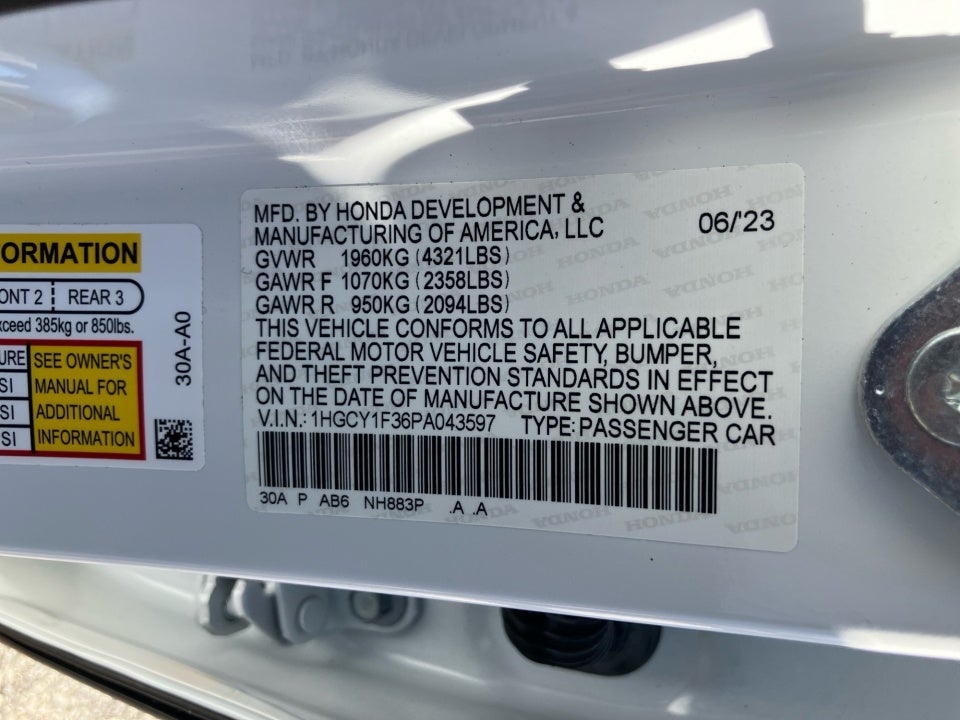 2023 Honda Accord EX
