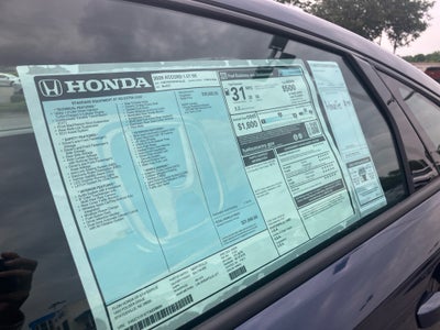 2026 Honda Accord Sedan SE
