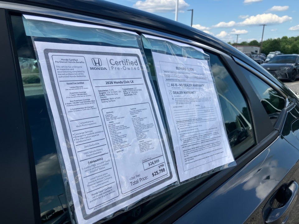2026 Honda Civic Sedan LX