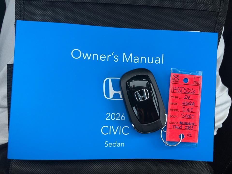 2026 Honda Civic Sedan Sport