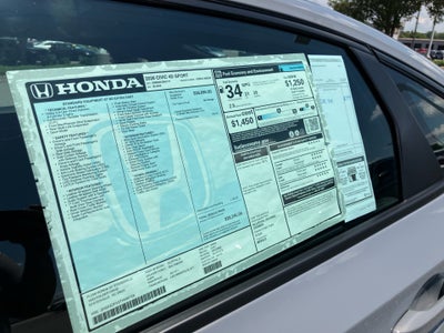 2026 Honda Civic Sedan Sport