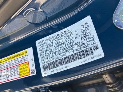 2026 Honda Civic Hybrid Sport