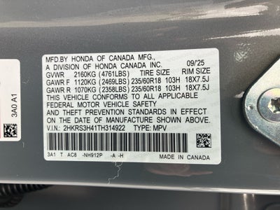 2026 Honda CR-V EX 2WD