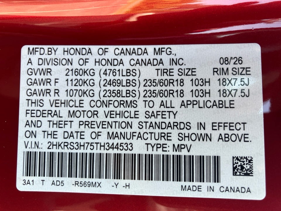 2026 Honda CR-V EX-L