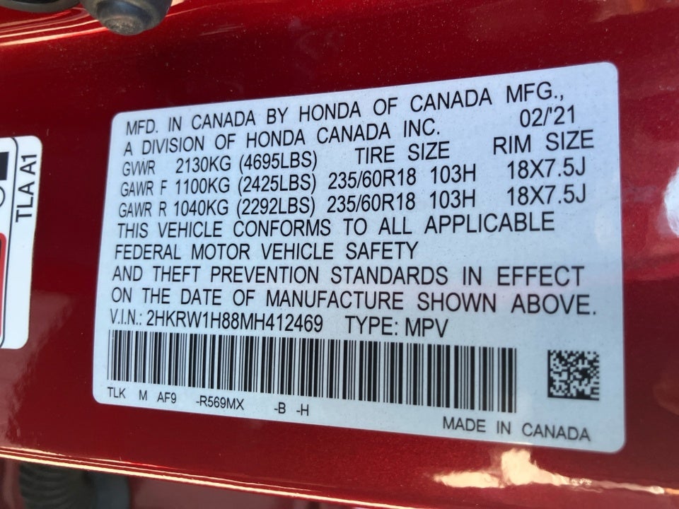 2021 Honda CR-V 2WD EX-L