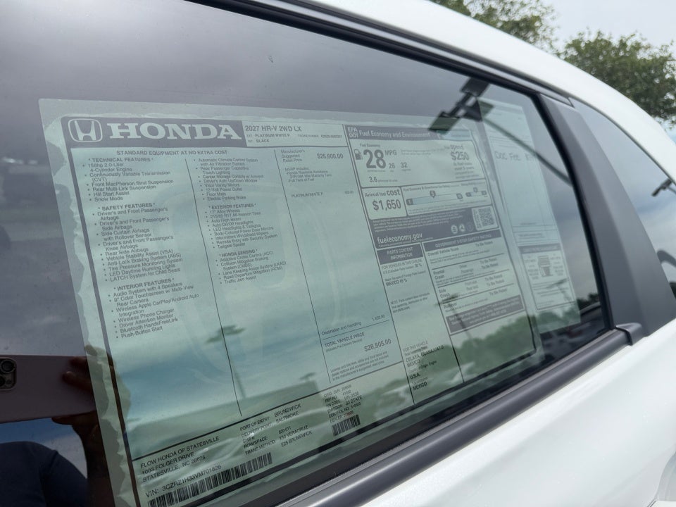 2027 Honda HR-V LX
