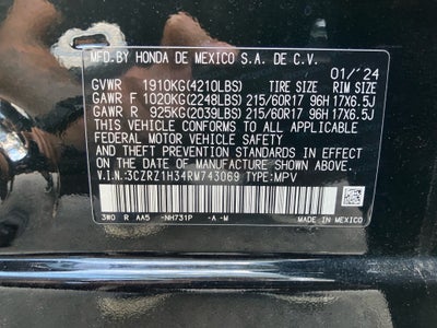 2024 Honda HR-V LX