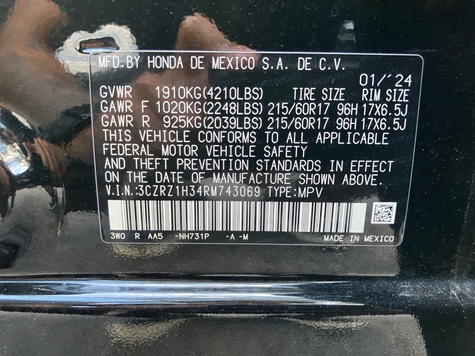 2024 Honda HR-V LX