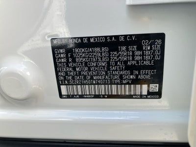 2026 Honda HR-V 2WD Sport