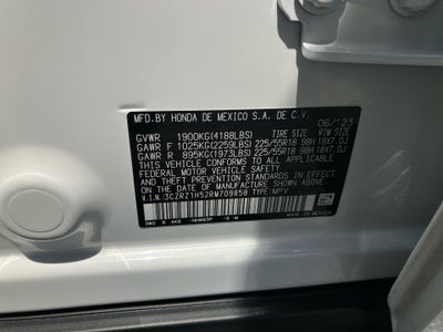 2024 Honda HR-V 2WD Sport w/o BSI