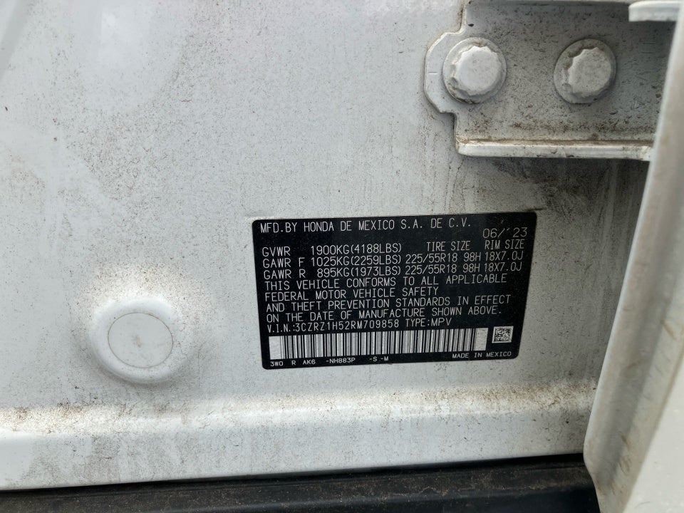 2024 Honda HR-V 2WD Sport w/o BSI