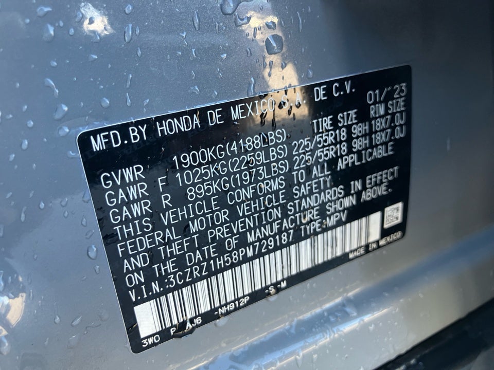 2023 Honda HR-V 2WD Sport