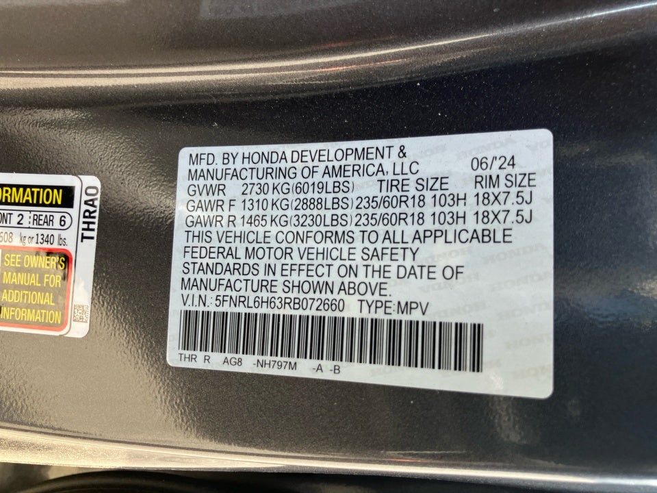 2024 Honda Odyssey EX-L