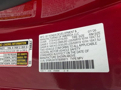 2026 Honda Odyssey Sport-L