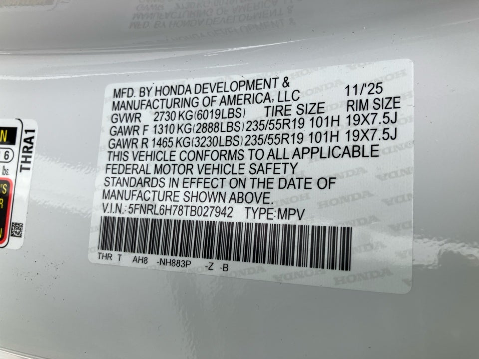 2026 Honda Odyssey Sport-L