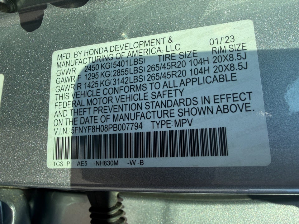 2023 Honda Passport Elite