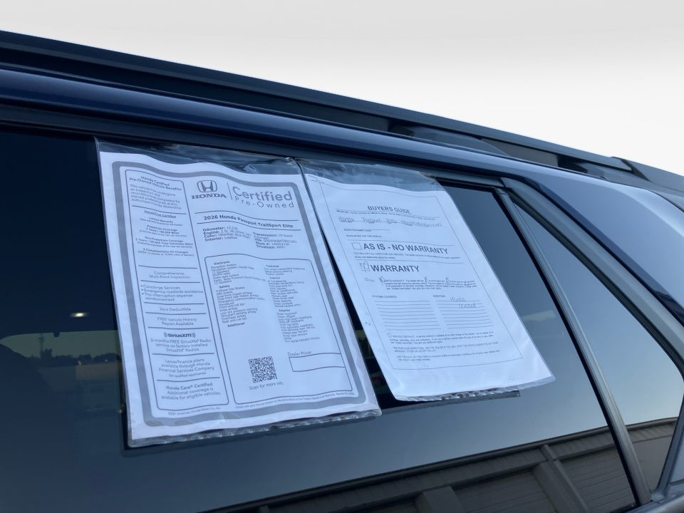 2026 Honda Passport TrailSport Elite