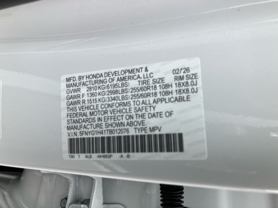 2026 Honda Pilot EX-L