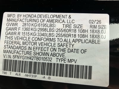 2026 Honda Pilot EX-L