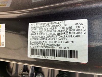 2026 Honda Pilot Touring