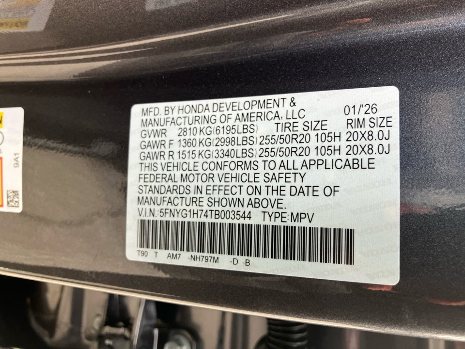 2026 Honda Pilot Touring