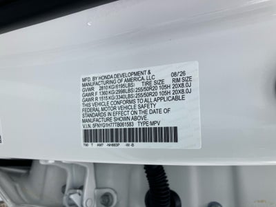 2026 Honda Pilot Touring