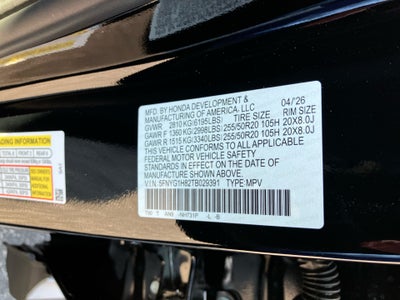 2026 Honda Pilot Elite