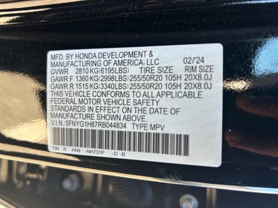 2024 Honda Pilot Elite
