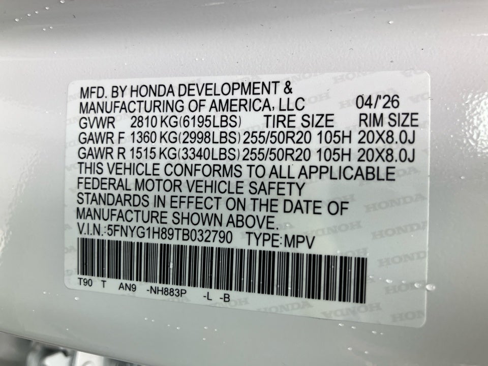 2026 Honda Pilot Elite
