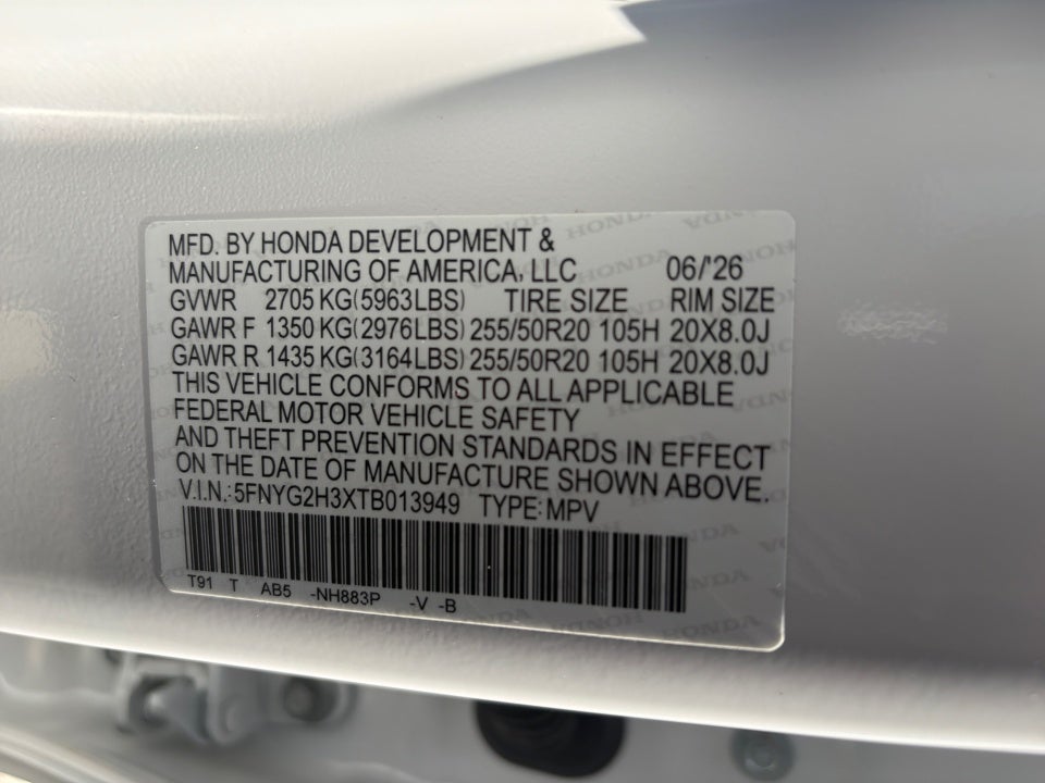 2026 Honda Pilot Sport