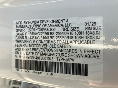 2026 Honda Pilot EX-L