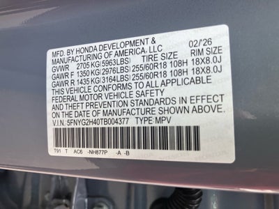 2026 Honda Pilot EX-L